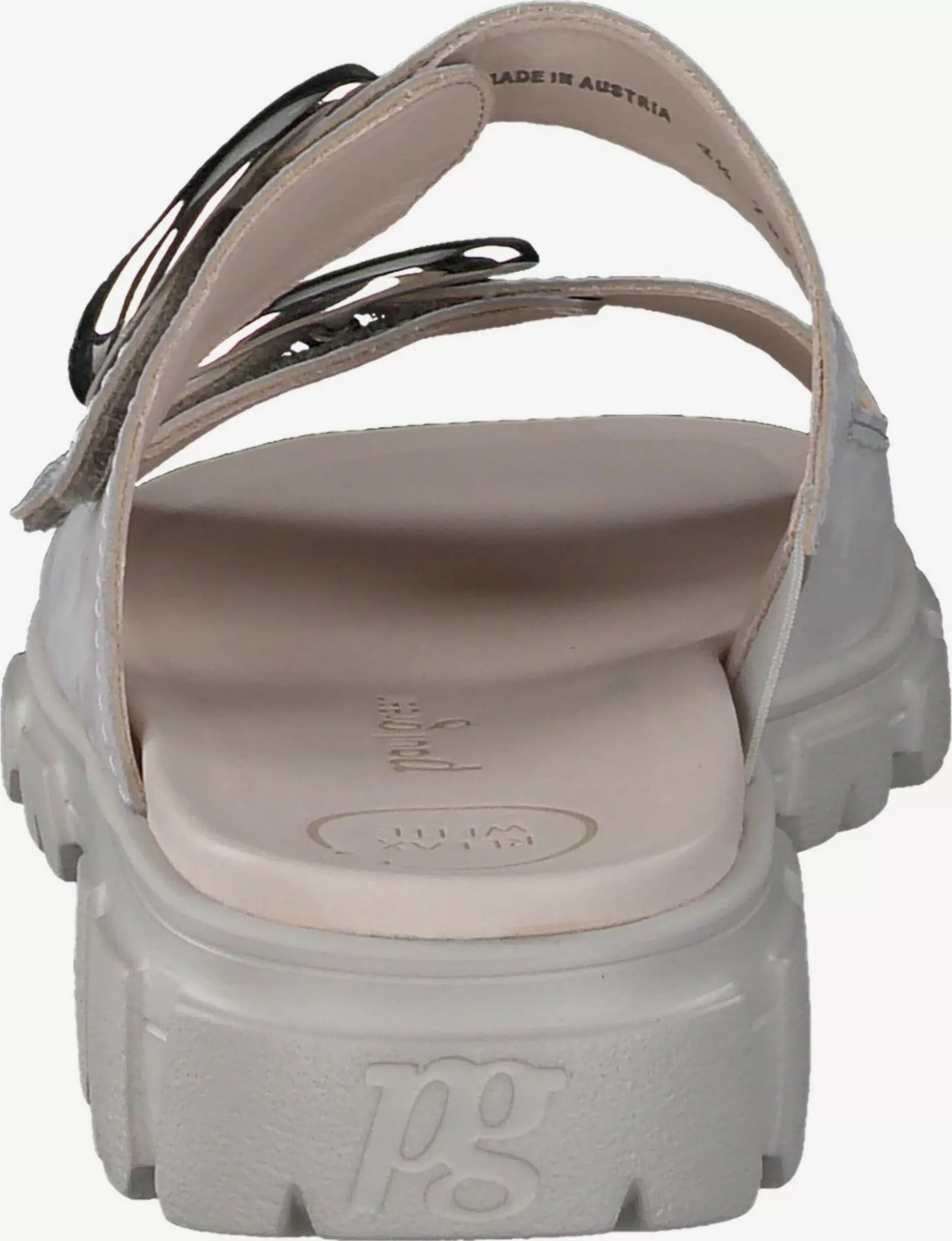 Paul Green Sandales à Talons Mule Femme Blanc 5 Paul Green Sandales à Talons Mule Femme Blanc – Image 5