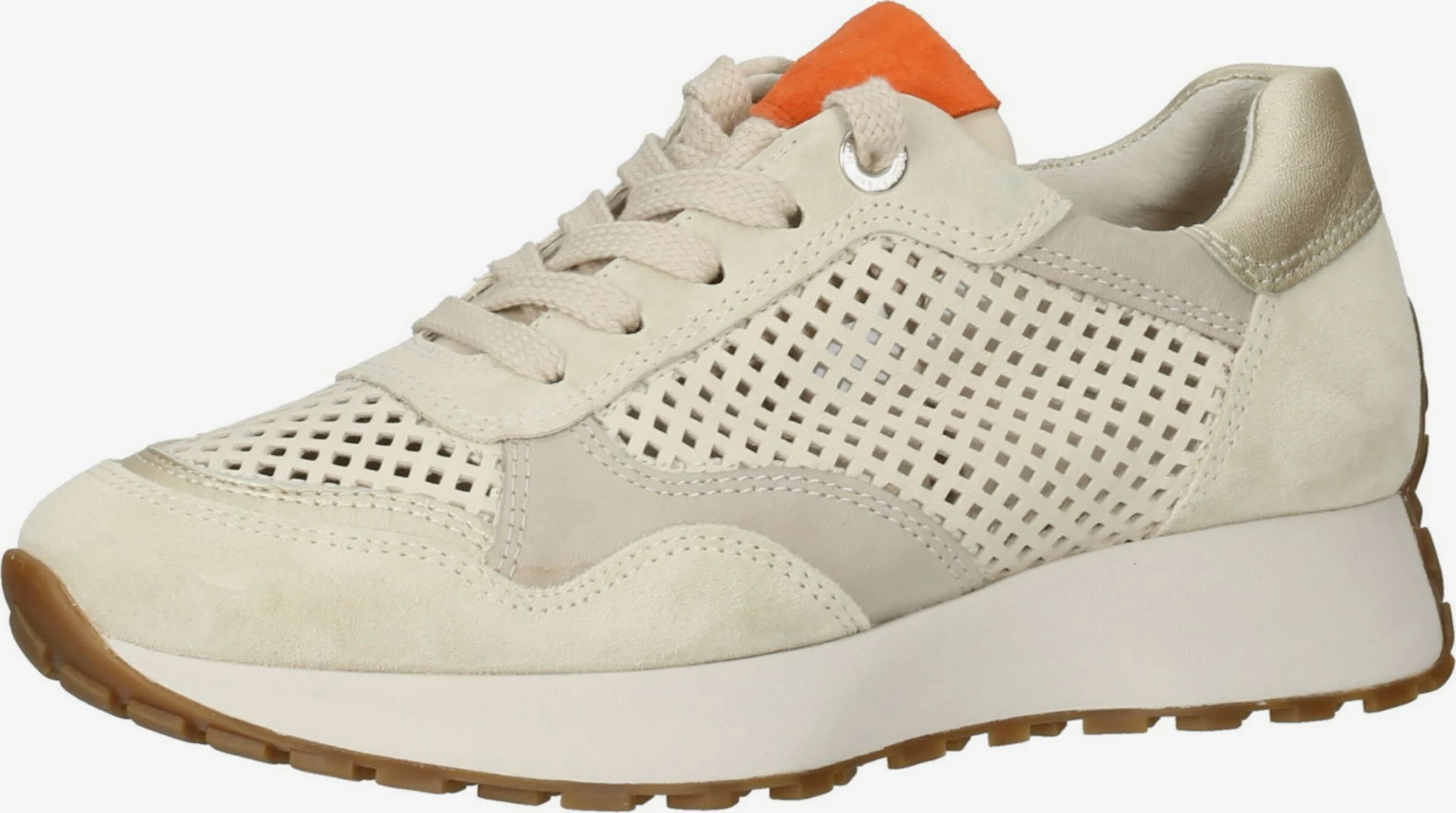 Paul Green Baskets Running Baskets Basses Femme Crème 1 Paul Green Baskets Running Baskets Basses Femme Crème