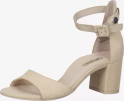 Paul Green Sandales à Talons Sandales Femme Beige