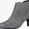 Paul Green Bottines Basses Bottines Femme Gris Argenté