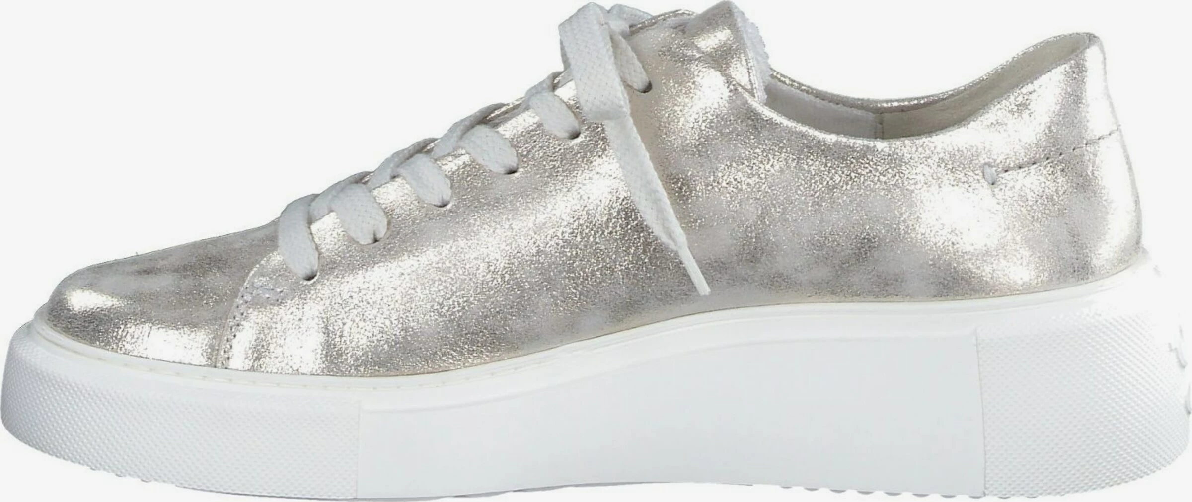 Paul Green Baskets Tendances Baskets Basses SUPER SOFT Femme Argent 2 Paul Green Baskets Tendances Baskets Basses SUPER SOFT Femme Argent – Image 2