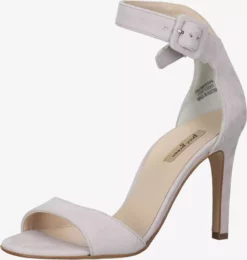 Paul Green Sandales à Talons Sandales à Lanières Femme Violet Pastel