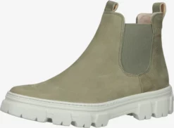 Paul Green Bottines Chelsea Boots Femme Vert
