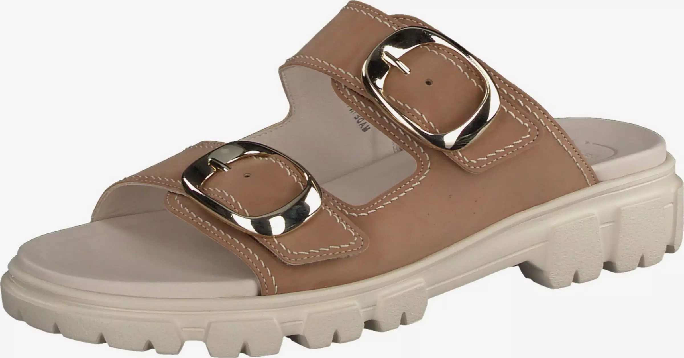 Paul Green Sandales à Talons Mule Femme Marron 1 Paul Green Sandales à Talons Mule Femme Marron