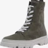 Paul Green Bottines Bottines à Lacets Femme Olive