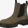 Paul Green Bottines Chelsea Boots Femme Olive