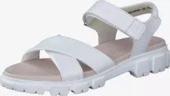 Paul Green Chaussures Sandales Femme Blanc