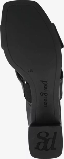 Paul Green Sandales à Talons Mule Femme Noir -Paul Green Magasin De Vente e55c505cee71b987ba98b5d840e65364 scaled