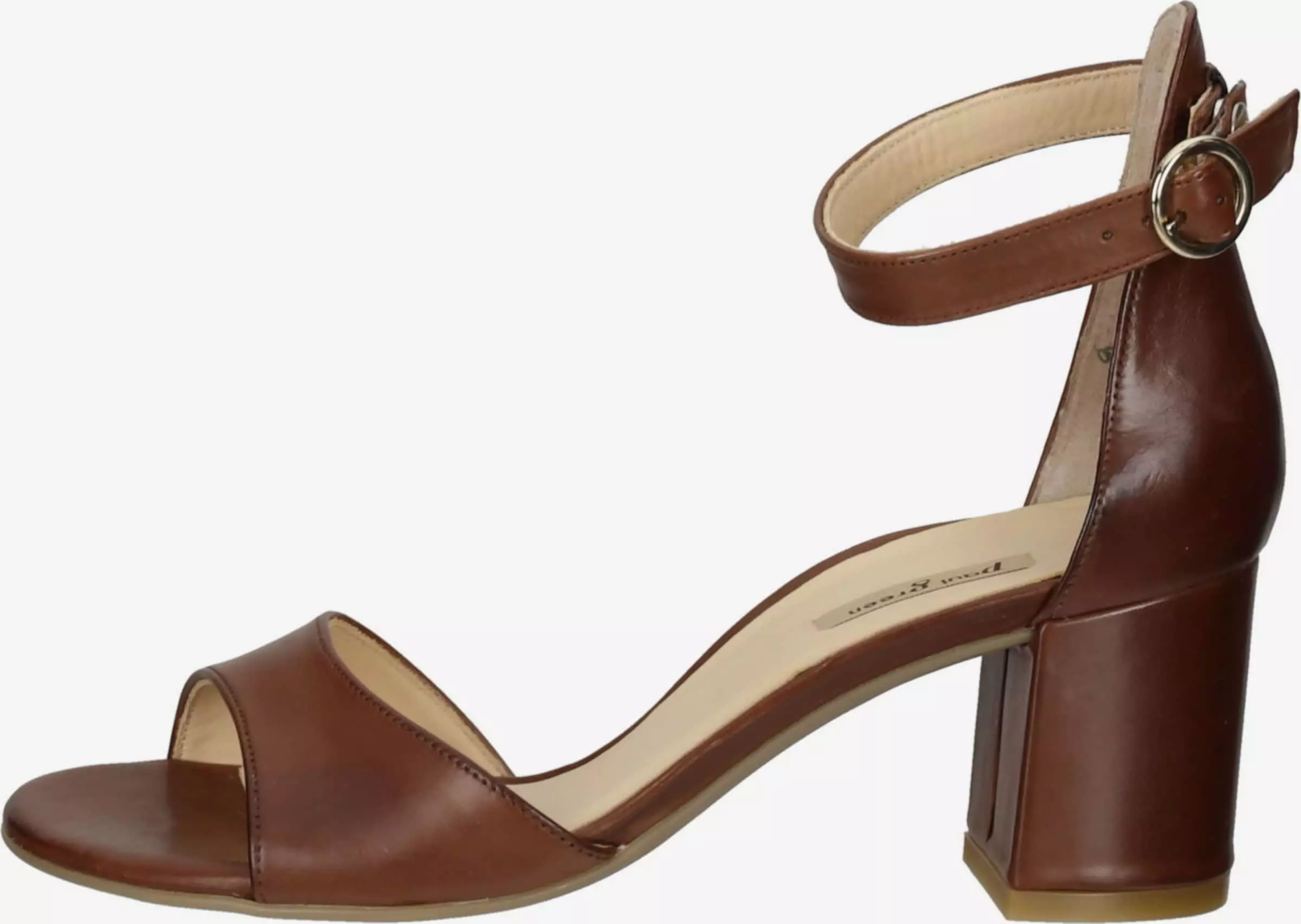 Paul Green Sandales à Talons Sandales à Lanières Femme Marron 2 Paul Green Sandales à Talons Sandales à Lanières Femme Marron – Image 2