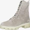 Paul Green Bottines Bottines à Lacets Femme Gris Clair