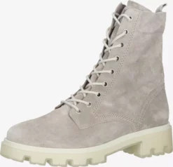 Paul Green Bottines Bottines à Lacets Femme Gris Clair