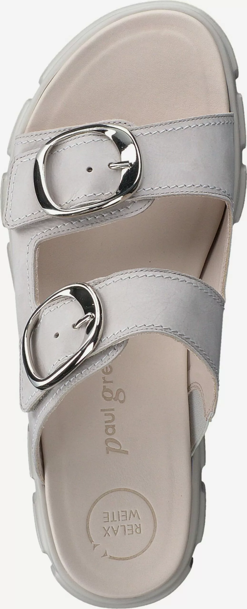 Paul Green Sandales à Talons Mule Femme Blanc 6 Paul Green Sandales à Talons Mule Femme Blanc – Image 6