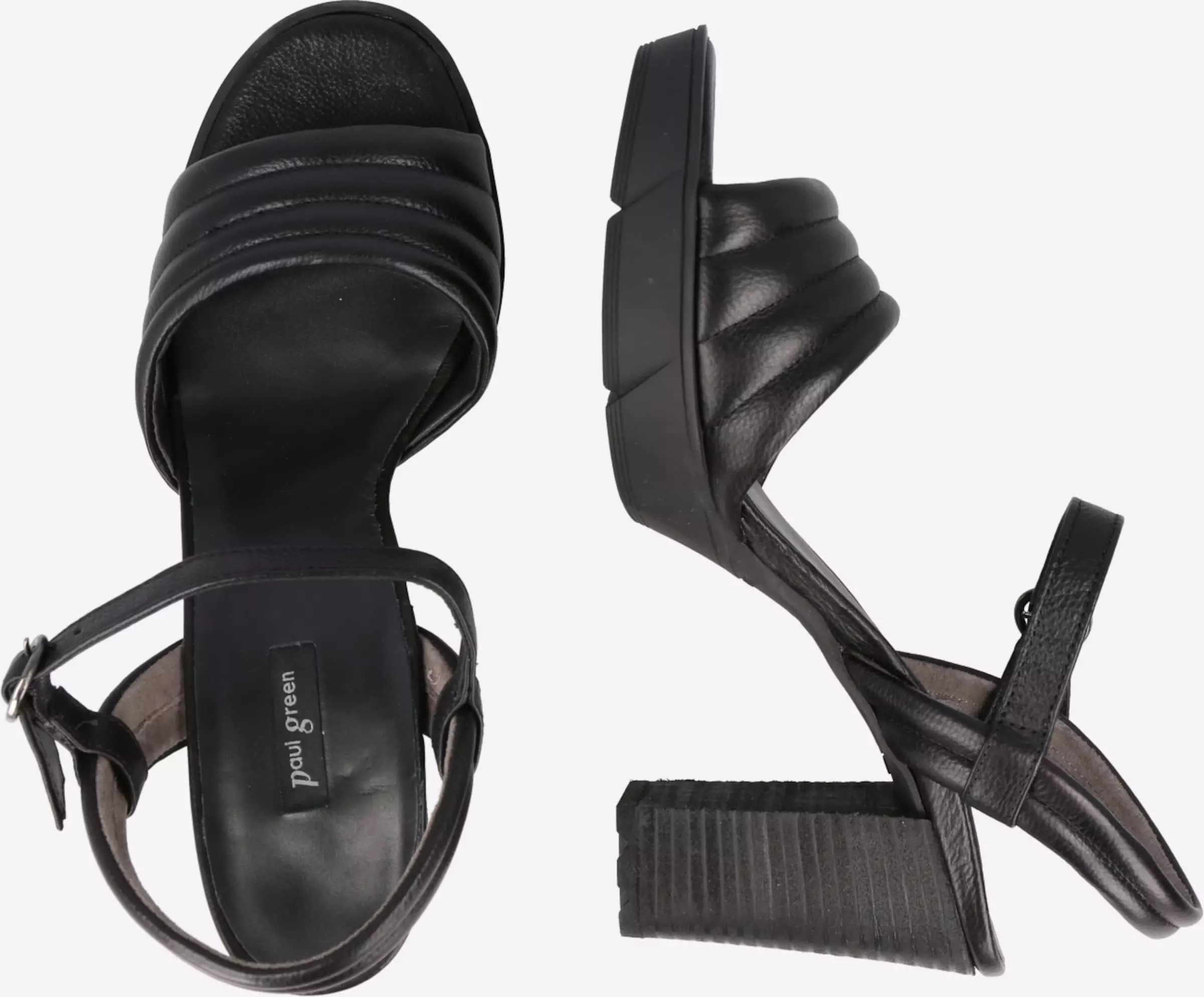 Paul Green Sandales à Talons Sandales Mastercalf Femme Noir 2 Paul Green Sandales à Talons Sandales Mastercalf Femme Noir – Image 2